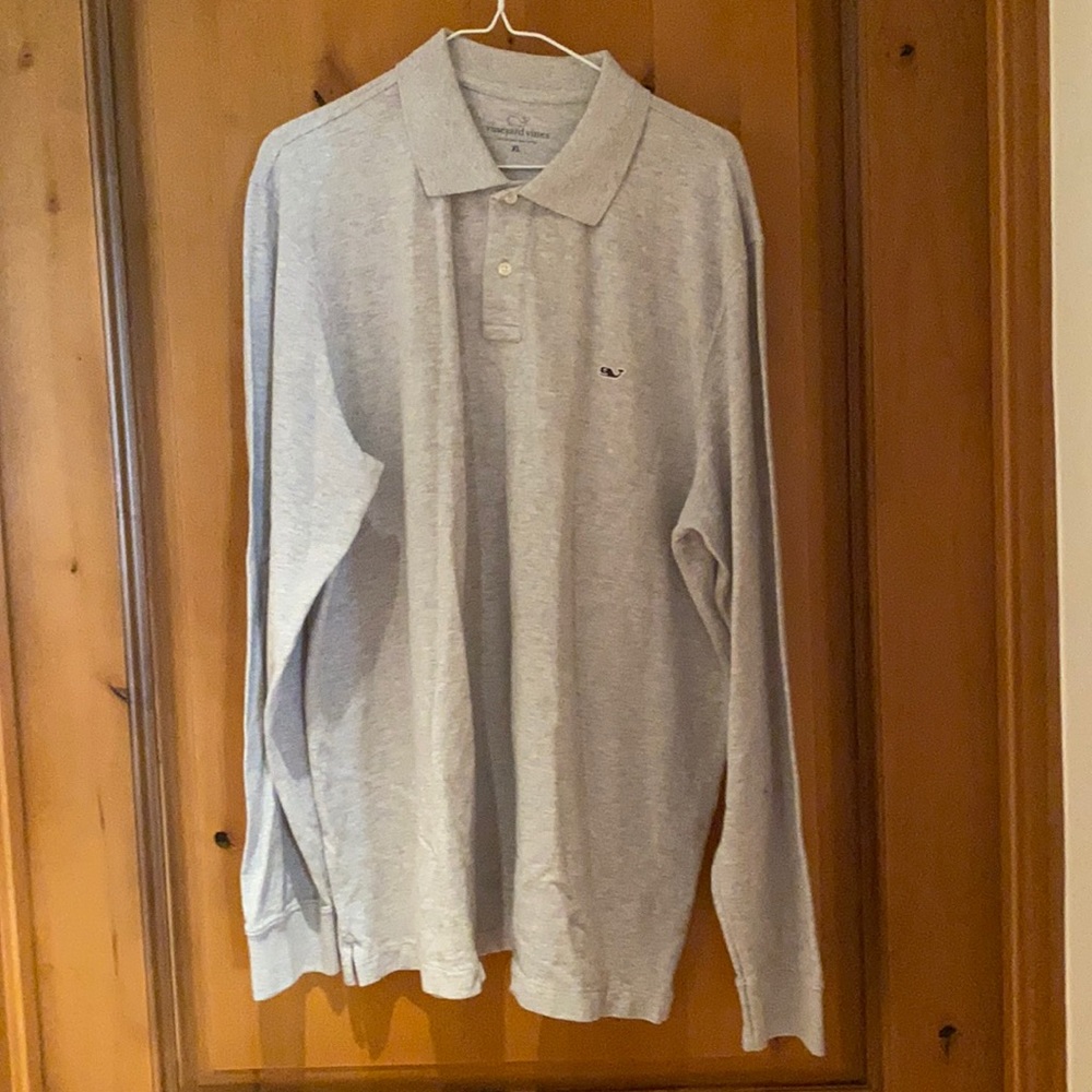 Classic pique vineyard vines polo long sleeves